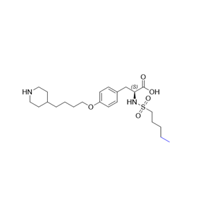 替罗非班杂质05,(S)-2-(pentylsulfonamido)-3-(4-(4-(piperidin-4-yl)butoxy)phenyl)propanoic acid