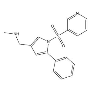 N-methyl-1-(5-phenyl-1-(pyridin-3-ylsulfonyl)-1H-pyrrol-3-yl)methanamine,N-methyl-1-(5-phenyl-1-(pyridin-3-ylsulfonyl)-1H-pyrrol-3-yl)methanamine