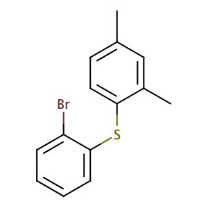 1-[(2-溴苯基)硫基]-2,4-二甲基苯,(2-Bromophenyl)(2,4-dimethylphenyl)sulfane