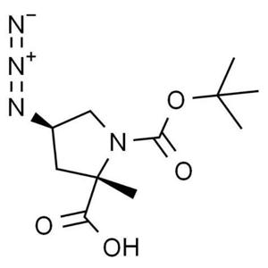 (2S,4R)-4-疊氮基-1,2-吡咯烷二甲酸1-(1,1-二甲基乙基)2-甲酯