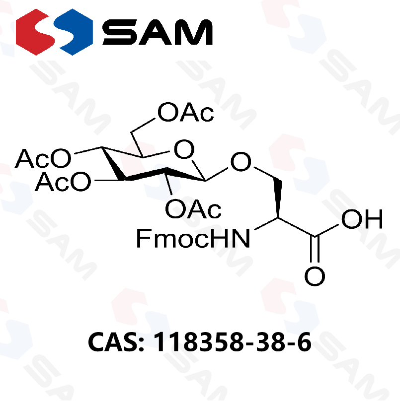 2,3,4,6-Tetra-O-acetyl-β-D-glucopyranosyl-Fmoc serine β-D-Glc(Ac)4)-OH,2,3,4,6-Tetra-O-acetyl-β-D-glucopyranosyl-Fmoc serine β-D-Glc(Ac)4)-OH