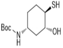 来法莫林中间体,tert-butyl ((1R,3R,4R)-3-hydroxy-4-mercaptocyclohexyl)carbamate