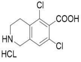 6-异喹啉甲酸-5,7-二氯-1,2,3,4-四氢盐酸盐,6-Isoquinolinecarboxylic acid, 5,7-dichloro-1,2,3,4-tetrahydro-, hydrochloride