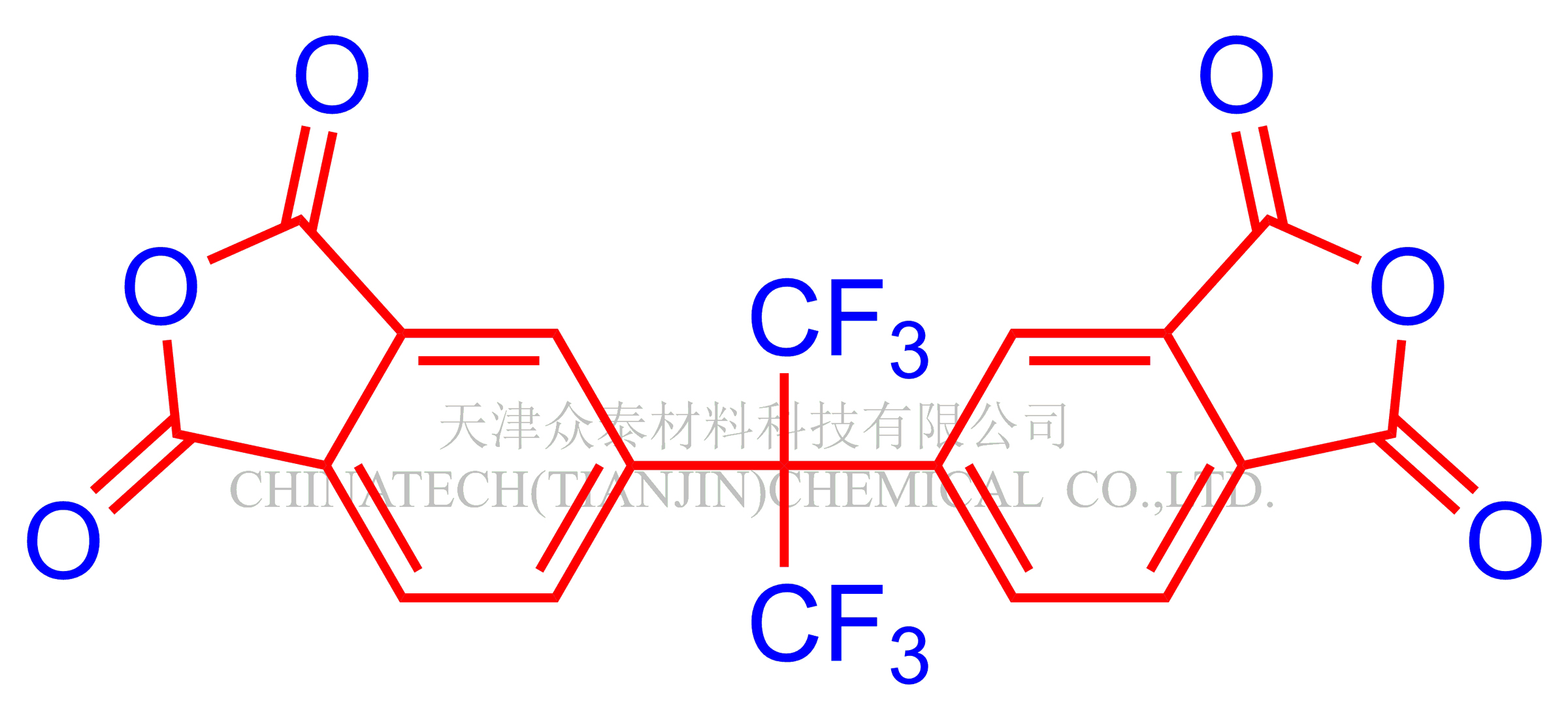 六氟二酐(6FDA),4,4'-(Hexafluoroisopropylidene) diphthalic anhydride(6FDA)