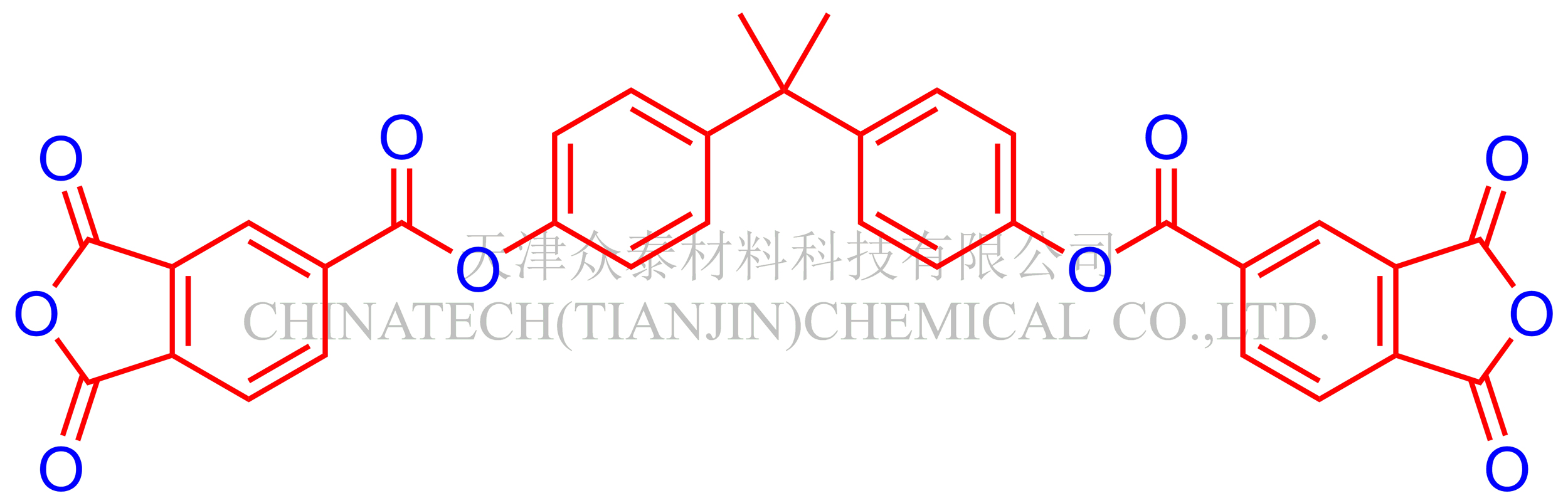 5-異苯并呋喃甲酸1,3-二氫-1,3-二氧基- 5,5'-[(1-甲基亞乙基)二4,1-苯烯]酯（BPEDA）,5-Isobenzofurancarboxylic acid, 1,3-dihydro-1,3-dioxo-, 5,5'-[(1-methylethylidene)di-4,1-phe nylene] ester(BPEDA)