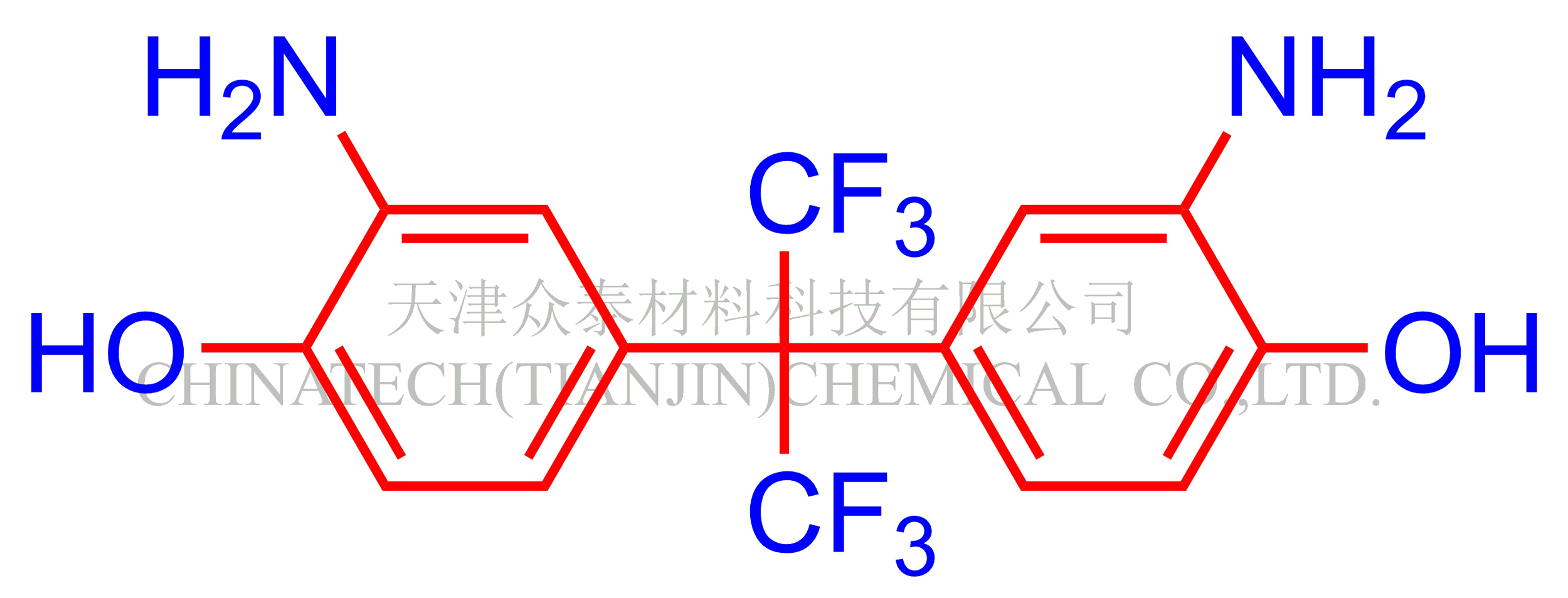 2,2-雙(3-氨基-4-羥基苯基) 六氟丙烷(6FAP),2,2-Bis(3-amino-4-hydroxyphenyl) -hexafluoropropane (6FAP)