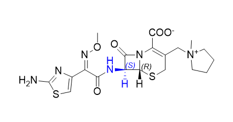 頭孢吡肟雜質(zhì)02,(6R,7S)-7-((Z)-2-(2-aminothiazol-4-yl)-2-(methoxyimino)acetamido)-3-((1-methylpyrrolidin-1-ium-1-yl)methyl)-8-oxo-5-thia-1-azabicyclo[4.2.0]oct-2-ene-2-carboxylate