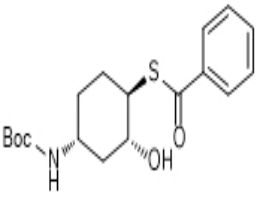 来法莫林中间体B,S-((1R,2R,4R)-4-((tert-butoxycarbonyl)amino)-2-hydroxycyclohexyl) benzothioate