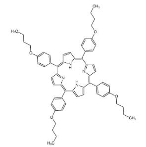 间-四(4-丁氧苯基)-卟啉,5,10,15,20-tetrakis(4-butoxyphenyl)-Porphine
