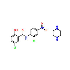 氯硝柳胺哌嗪盐,NICLOSAMIDE PIPERAZINE SALT