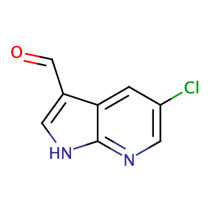 5-氯-1H-吡咯并[2,3-b]吡啶-3-甲醛,5-Chloro-1H-pyrrolo[2,3-b]pyridine-3-carbaldehyde