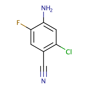 2-氯-4-氨基-5-氟苯腈,4-amino-2-chloro-5-fluorobenzonitrile