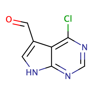 4-氯-7H-吡咯并[2,3-D]嘧啶-5-甲醛,4-Chloro-7H-pyrrolo[2,3-d]pyrimidine-5-carbaldehyde