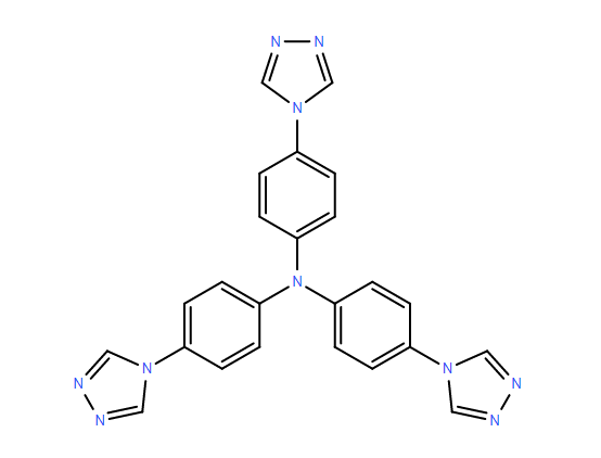 三(4-(4H-1,2,4-三唑-4-基)苯基)胺,Benzenamine, 4-(4H-1,2,4-triazol-4-yl)-N,N-bis[4-(4H-1,2,4-triazol-4-yl)phenyl]-