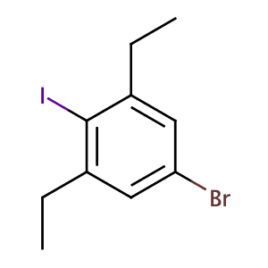 5-溴-1,3-二乙基-2-碘苯,5-Bromo-1,3-diethyl-2-iodo-benzene