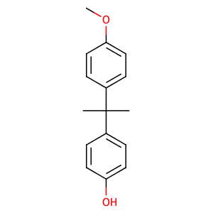 2-(4'-羟苯基)-2-(4'-甲氧苯基)丙烷,4-[1-(4-Methoxyphenyl)-1-methylethyl]phenol