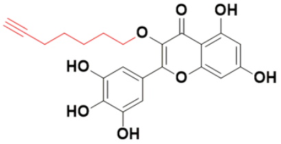 端炔杨梅素-4,3-(hept-6-yn-1-yloxy)-5,7-dihydroxy-2-(3,4,5-trihydroxyphenyl)-4H-chromen-4-one