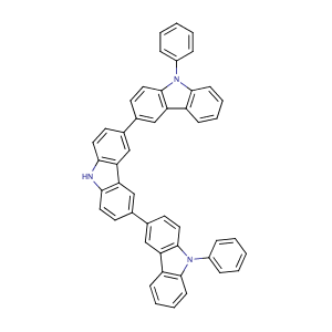 9,9''-二苯基-9H,9'H,9''H-3,3':6',3''-三咔唑,3,6-bis(9-phenyl-9H-carbazol-3-yl)-9H-carbazole