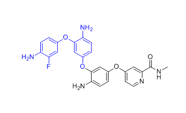 瑞戈非尼雜質(zhì)09,4-(4-amino-3-(4-amino-3-(4-amino-3-fluorophenoxy)phenoxy)phenoxy)-N-methylpicolinamide