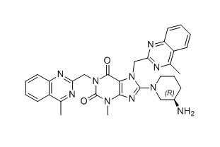 利格列汀雜質(zhì)17,(R)-8-(3-aminopiperidin-1-yl)-3-methyl-1,7-bis((4-methylquinazolin-2-yl)methyl)-3,7-dihydro-1H-purine-2,6-dione