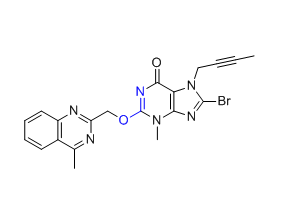 利格列汀雜質(zhì)24,8-bromo-7-(but-2-yn-1-yl)-3-methyl-2-((4-methylquinazolin-2-yl)methoxy)-3,7-dihydro-6H-purin-6-one