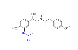 福莫特罗杂质03,N-[2-hydroxy-5-[1-hydroxy-2-[[2-(4-methoxyphenyl)-1- methylethyl]amino]ethyl]phenyl]acetamide