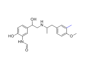 福莫特罗杂质05,N-[2-hydroxy-5-[1-hydroxy-2-[[2-(4-methoxy-3-methyl phenyl)-1-methylethyl]amino]ethyl]phenyl]formamide