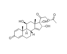 布地奈德杂质23,2-oxo-2-((8R,9S,10R,11S,13S,16R,17S)-11,16,17-trihydroxy-10,13-dimethyl-3-oxo-6,7,8,9,10,11,12,13,16,17-decahydro-3H-cyclopenta[a]phenanthren-17-yl)ethyl acetate