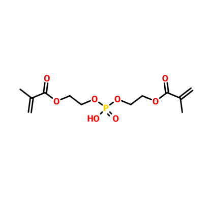 磷酸氢二(甲基丙烯酰氧乙基)酯,Bis[2-(methacryloyloxy)ethyl] phosphate