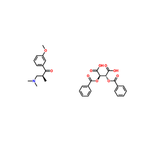 (S)-3-(二甲基氨基)-1-(3-甲氧基苯基)-2-甲基-1-丙酮 酒石酸盐,(S)-3-(dimethylamino)-1-(3-methoxyphenyl)-2-methylpropan-1-one (2R,3R)-O,O