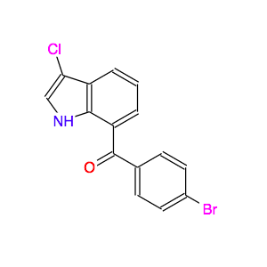 3-氯-7-(4-溴代苯甲酰基)吲哚