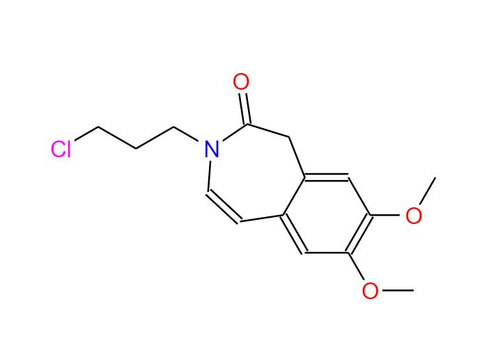 盐酸伊伐布雷定侧链,(Z)-3-(3-chloropropyl)-7,8-diethyl-1H-benzo[d] azepin-2 (3H)-one