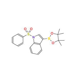 1-苯磺酰基吲哚-3-硼酸频哪醇酯,1-(Phenylsulfonyl)indole-3-boronic acid pinacol ester