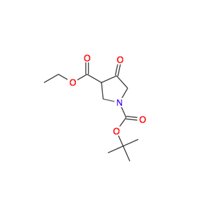 1-叔丁基 -3-乙酯-4-氧吡咯烷-1,3-二甲酸,1-tert-Butyl-3-ethyl-4-oxopyrrolidine-1,3-dicarboxylate