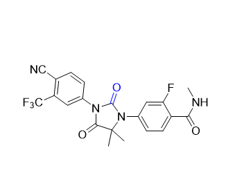 恩杂鲁胺杂质01,4-(3-(4-cyano-3-(trifluoromethyl)phenyl)-5,5-dimethyl-2,4-dioxoimidazolidin-1-yl)-2-fluoro-N-methylbenzamide