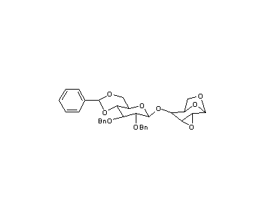 1,6:2,3-二脫水-4-O-[2,3-二-O-(苯基甲基)-4,6-O-(苯基亞甲基)-BETA-D-吡喃葡萄糖基]-BETA-D-吡喃甘露糖