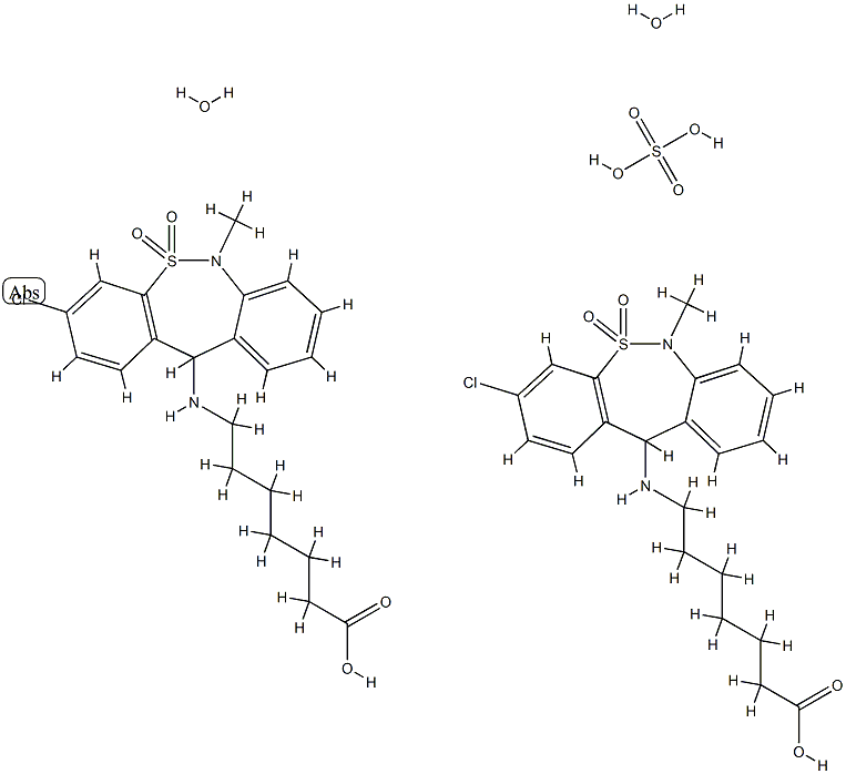 噻奈普汀硫酸盐,Tianeptine Sulfate