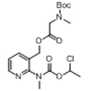 艾沙康唑侧链,Glycine, N-[(1,1-diMethylethoxy)carbonyl]-N-Methyl-, [2-[[(1-chloroethoxy)carbonyl]MethylaMino]-3-pyridinyl]Methyl ester