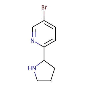 5-溴-2-(吡咯烷-2-基)吡啶,5-Bromo-2-(pyrrolidin-2-yl)pyridine