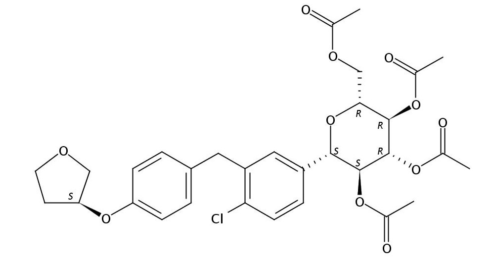 (3S)-3-[4-[(5-溴-2-氯苯基)甲基]苯氧基]四氢呋喃,(3S)-3-[4-[(5-Bromo-2-chlorophenyl)methyl]phenoxy]tetrahydro-furan
