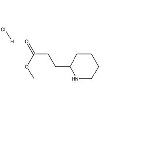 2-哌啶丙酸甲酯盐酸盐,methyl 3-(2-piperidinyl)propanoate hydrochloride