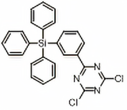 2,4-dichloro-6-(3-(triphenylsilyl)phenyl)-1,3,5-triazine,2,4-dichloro-6-(3-(triphenylsilyl)phenyl)-1,3,5-triazine