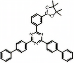 2,4-di([1,1'-biphenyl]-4-yl)-6-(3-(4,4,5,5-tetramethyl-1,3,2-dioxaborolan-2-yl)phenyl)-1,3,5-triazin,2,4-di([1,1'-biphenyl]-4-yl)-6-(3-(4,4,5,5-tetramethyl-1,3,2-dioxaborolan-2-yl)phenyl)-1,3,5-triazine