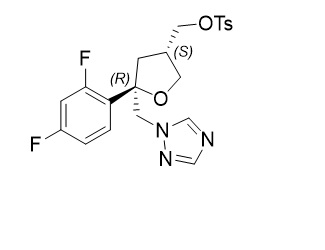 (5R-CIS)-甲苯-4-磺酸 5-(2,4-二氟苯基)-5-(1H-1,2,4-三氮唑-1-基)甲基四氢呋喃-3-基甲基酯,(5R-cis)-Toluene-4-sulfonic acid 5-(2,4-difluorophenyl)-5-(1H-1,2,4-triazol-1-yl)methyltetrahydrofuran-3-ylmethyl ester