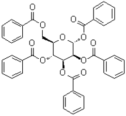 1,2,3,4,6-五-O-苯甲酰基-alpha-D-吡喃甘露糖,1,2,3,4,6-Penta-O-benzoyl-alpha-D-mannopyranose