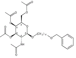 GalNac 糖苷C,β-D-Galactopyranoside, 4-(phenylmethoxy)butyl 2-(acetylamino)-2-deoxy-, 3,4,6-triacetate