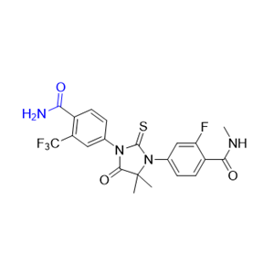 恩杂鲁胺杂质06,4-(3-(4-carbamoyl-3-(trifluoromethyl)phenyl)-5,5-dimethyl-4-oxo-2-thioxoimidazolidin-1-yl)-2-fluoro-N-methylbenzamide