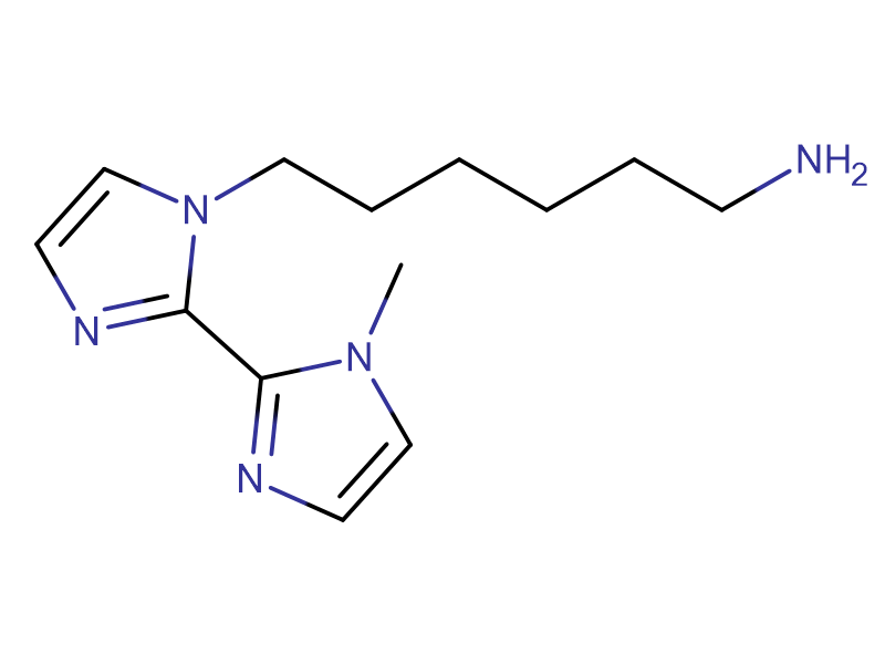 N-(6-aminohexyl)-N'-methyl-2,2'-biimidazole,N-(6-aminohexyl)-N'-methyl-2,2'-biimidazole