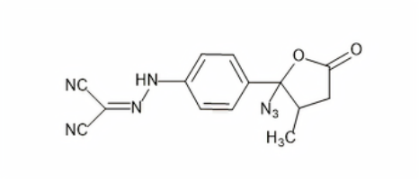 [[4-(2-疊氮基-3-甲基-5-氧代-2-四氫呋喃)苯基]-亞肼基]-丙二腈