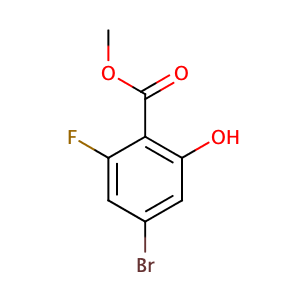 4-溴-2-氟-6-羟基苯甲酸甲酯,Methyl 4-broMo-2-fluoro-6-hydroxybenzoate